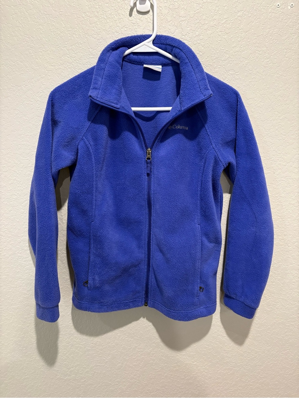 Columbia Kids Purple Full-Zip Fleece Jacket, size Large (14/16)
